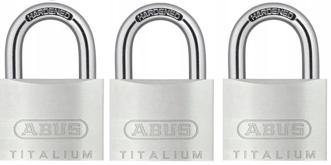 ABUS 726TI/40 Beugelslot Aluminium - Triples Systeem
