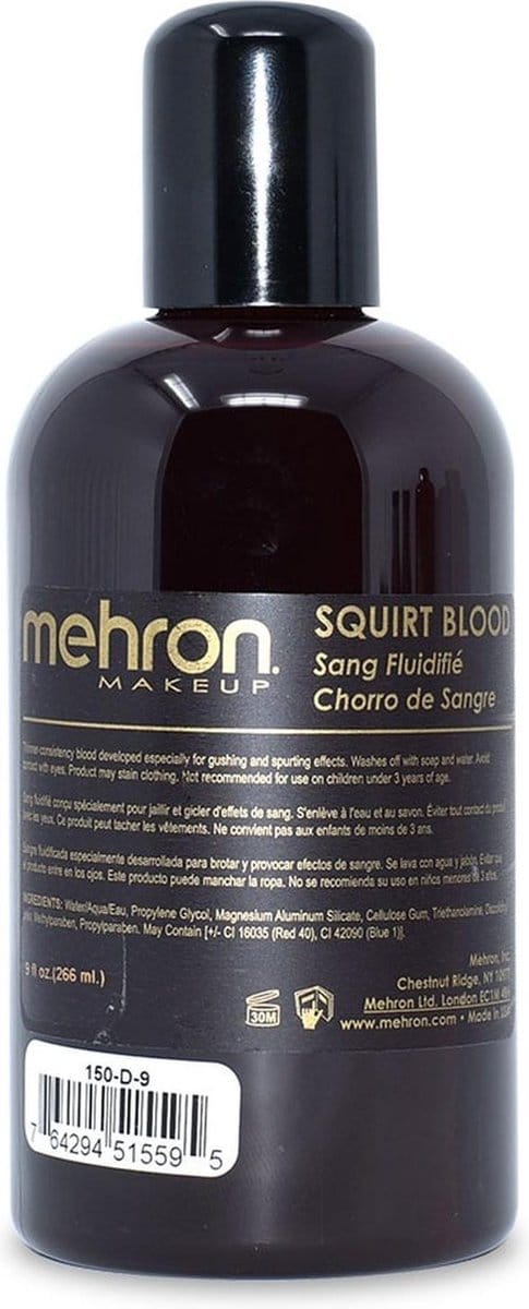 Mehron Spuit Bloed Dark Venous/Donker Aderlijk - 266 ml