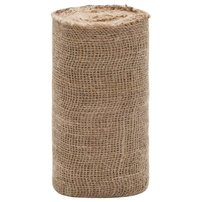 vidaXL - Jute - rol - 200 - g/m² - 0,25x50 - m - 100% - jute