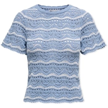 Trui Only Anna Sofia Life Knit - Forever Blue/Cloud Dancer