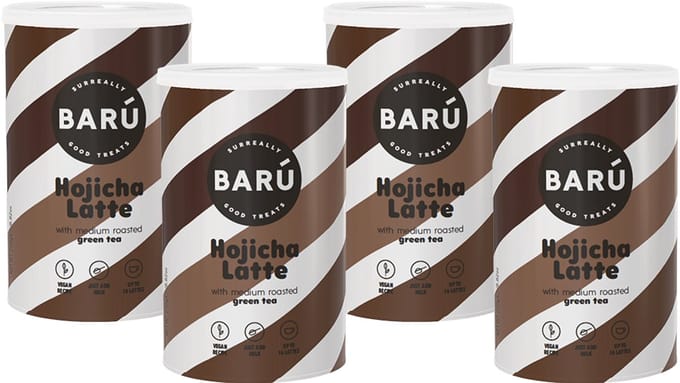 BARÚ Hojicha Latte - Instant Theepoeder - 4 x 250g - 64 porties