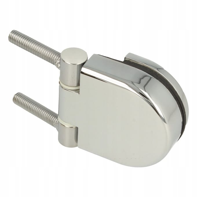 Sauna Scharnier voor Glazen Deuren 6-8mm Chroom