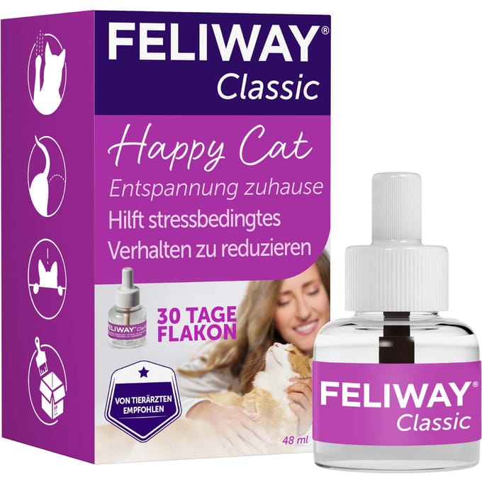Accessoires: Navulfles voor 30 dagen, 48 ml voor FELIWAY Classic Kat