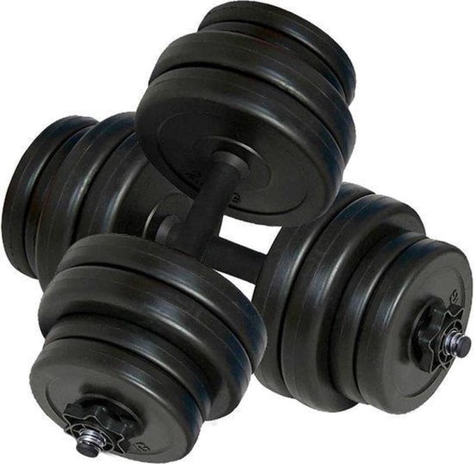 Halterset / Dumbells 30 kg - Dumbells Set - Verstelbare Halterstang Met Gewichten