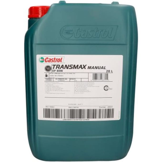 Transmissie olie CASTROL 15DDE7 Trans Manual EP 80W 20L