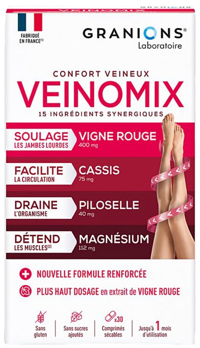 Granions Veinomix 30 Deelbare Tabletten