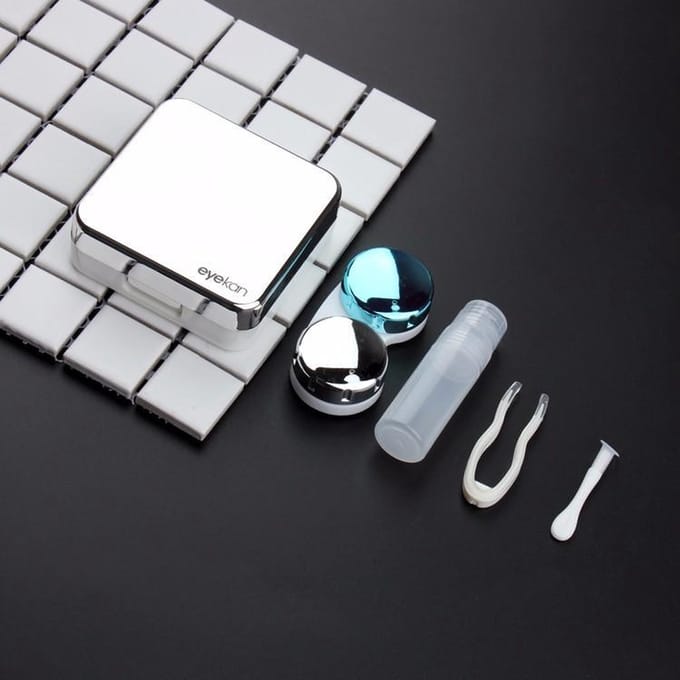 Eyekan lenzenhouder kit deluxe ZILVER
