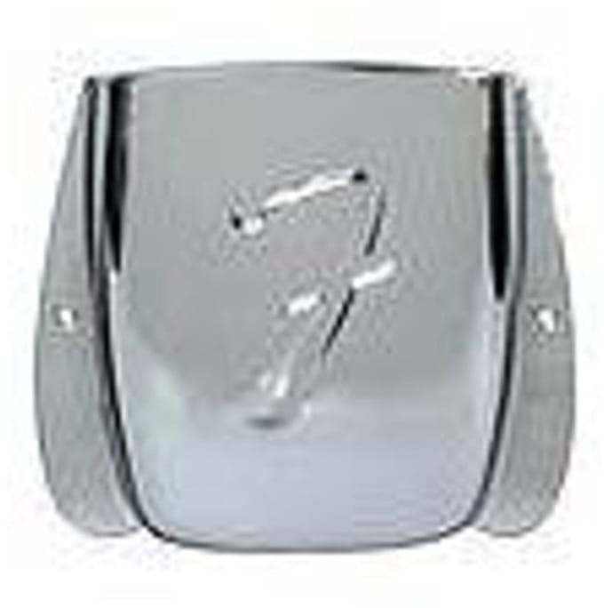 Fender Bridge Cover Jazz bas Chrome - Basgitaaronderdeel