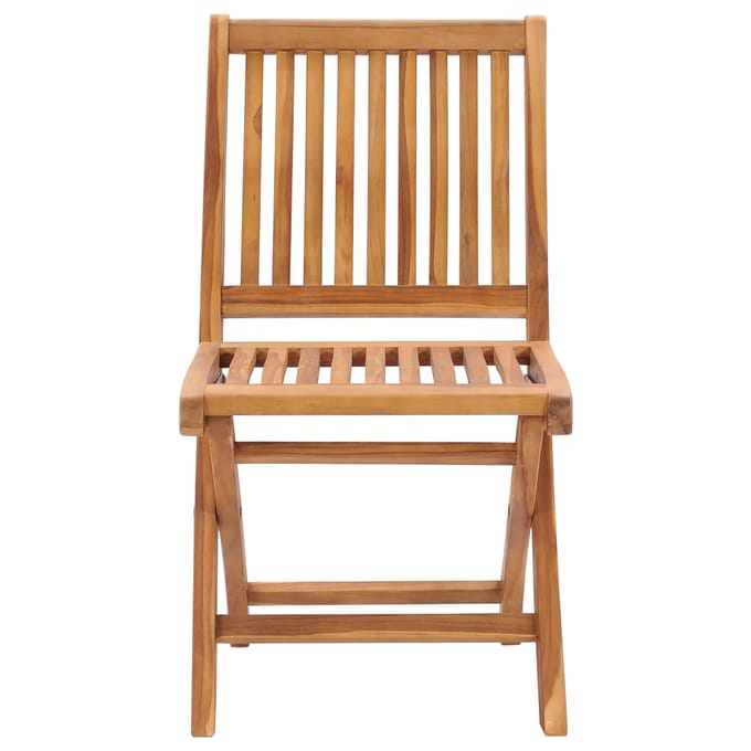 vidaXL - Opklapbare - stoelen, - 8 - stuks, - massief - teakhout