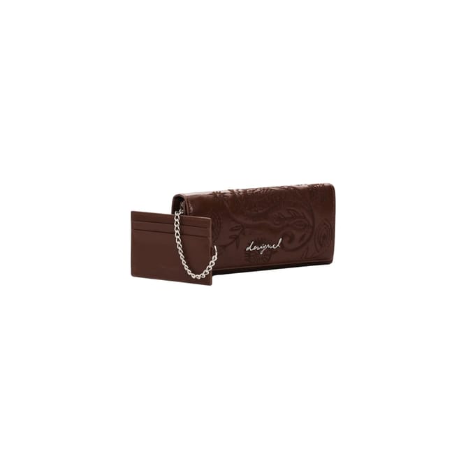 Desigual portemonnee Mone Siroco Marina Long Wallet Camel bruine