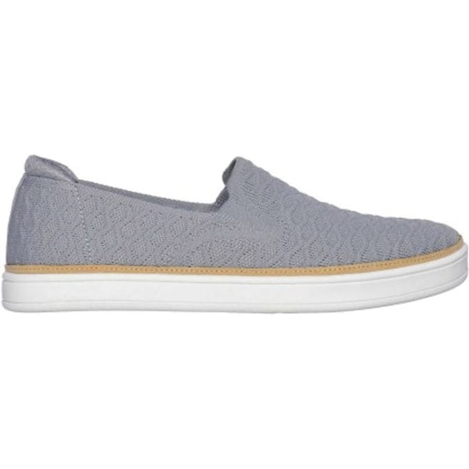 Skechers Coast Drive-loafers met structuur voor dames (Grijs)