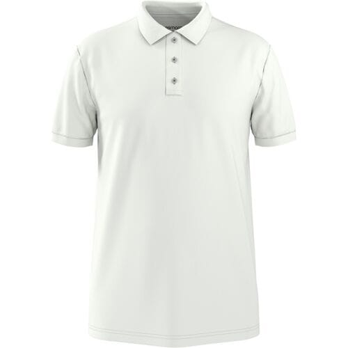 ESMARA MEN Piqué heren polo (Wit, M)