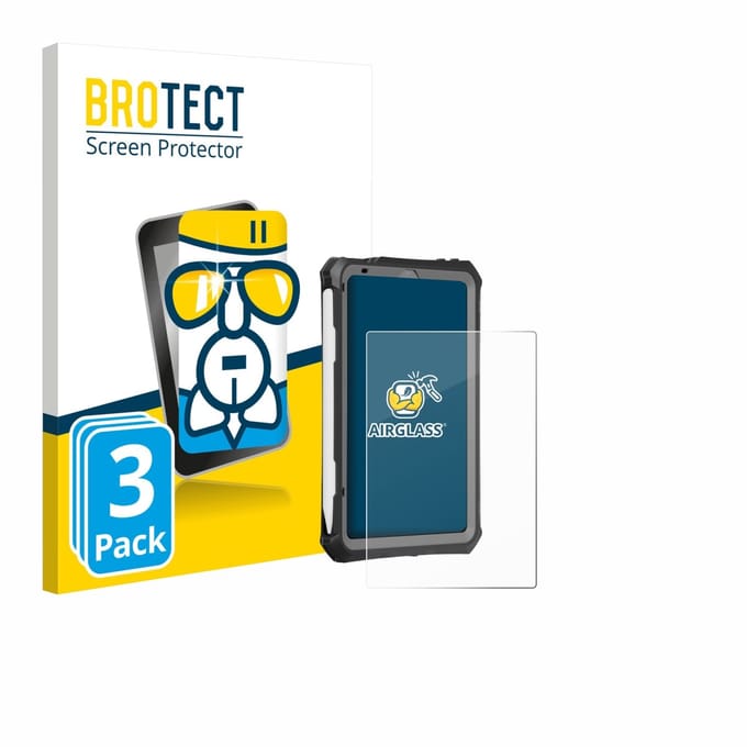 Screenprotector 3 Stuks voor Apple iPad Mini 7 2024 (case-friendly) Beschermglas transparant