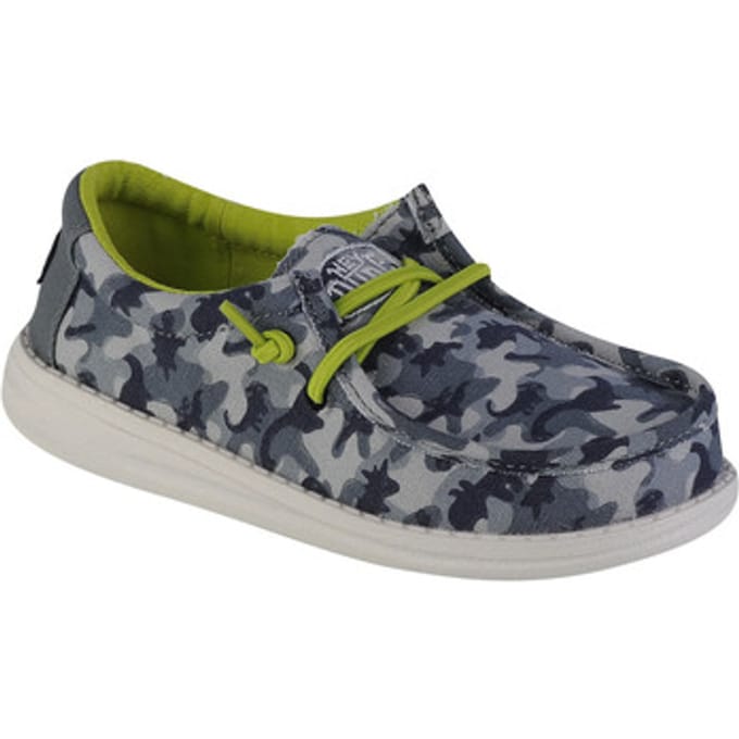 HEYDUDE Wally Youth Camodino Jongens Instappers Blue