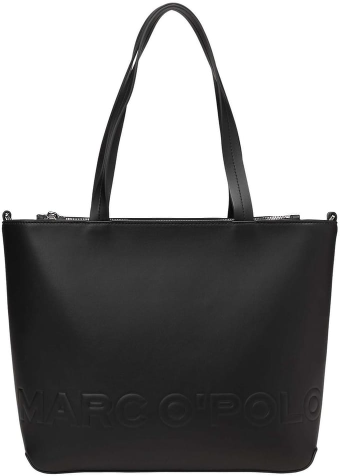 Marc O'Polo Schoudertas Valda Shopper Black Zwart