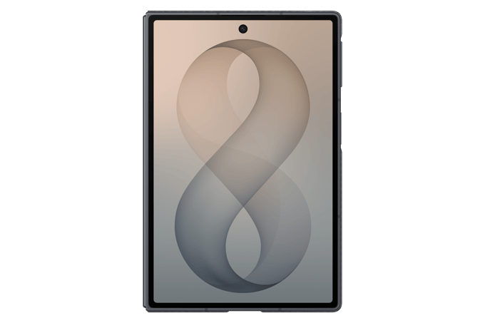 Samsung Galaxy Z Fold 8 Carbon Back Cover met Magneet Zwart