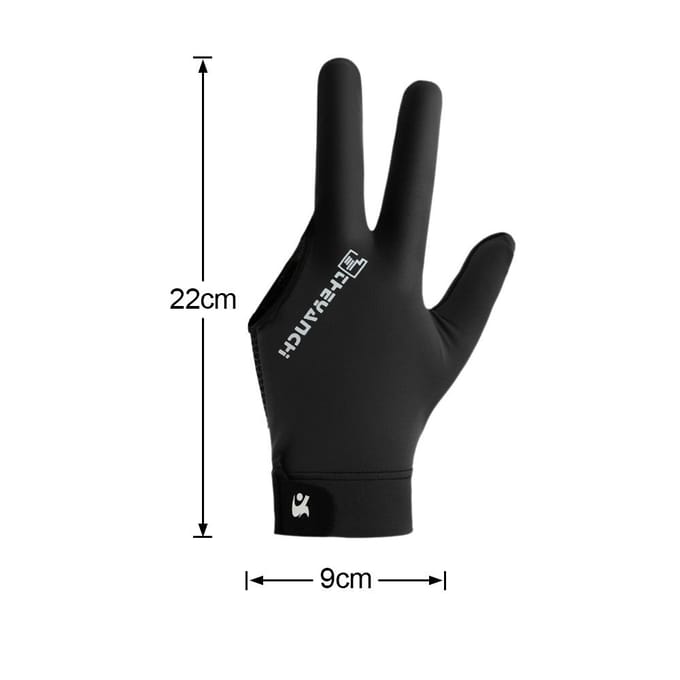 Poolspeler Handschoenen Comfortabele Biljart Handschoen 3 Vinger Poolhandschoenen Lichtgewicht Pooltafel Handschoen