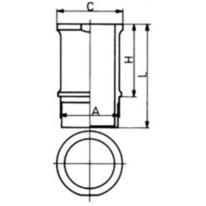 Voering, cilinderkop KOLBENSCHMIDT 89 584 110