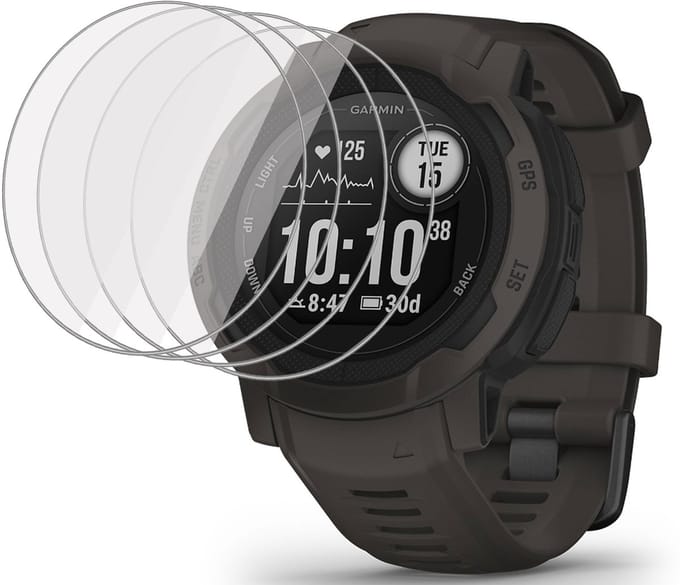 4x Folie Geschikt voor GARMIN Instinct 2 Screenprotector - Beschermglas Folie