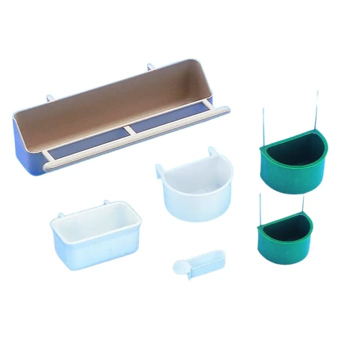 Vogelvoerbak met plastic steun Nobby Pet