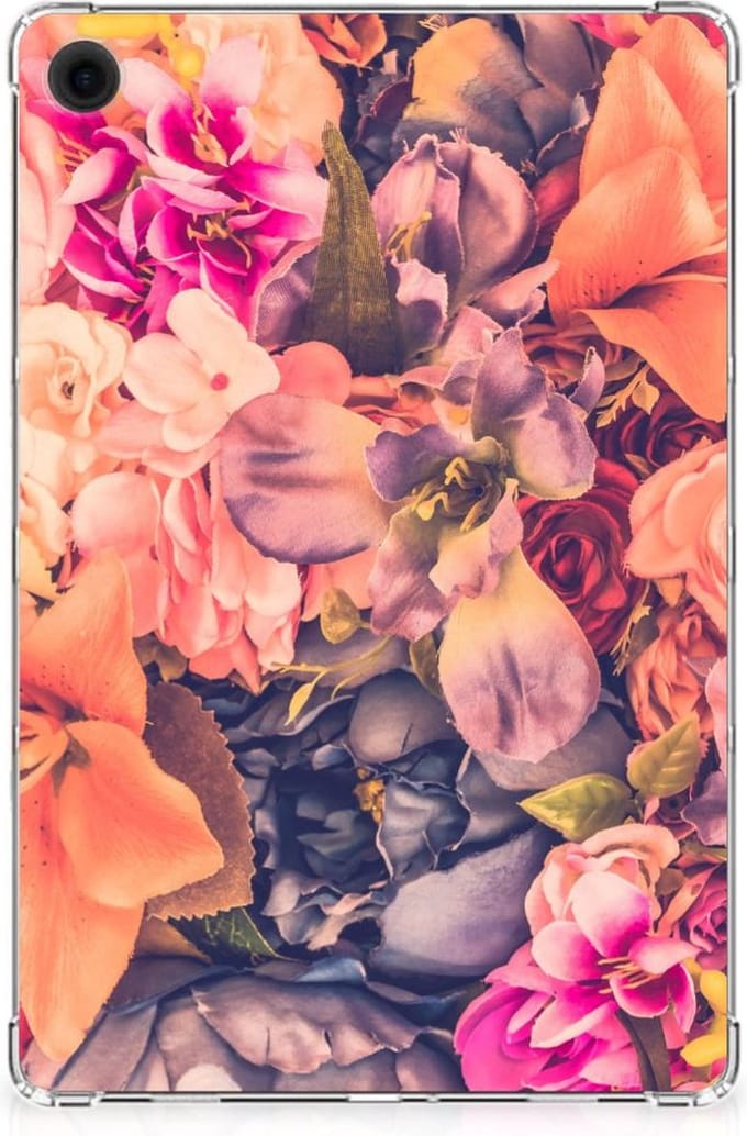 Samsung Galaxy Tab A9 Plus Siliconen Hoesje Bosje Bloemen