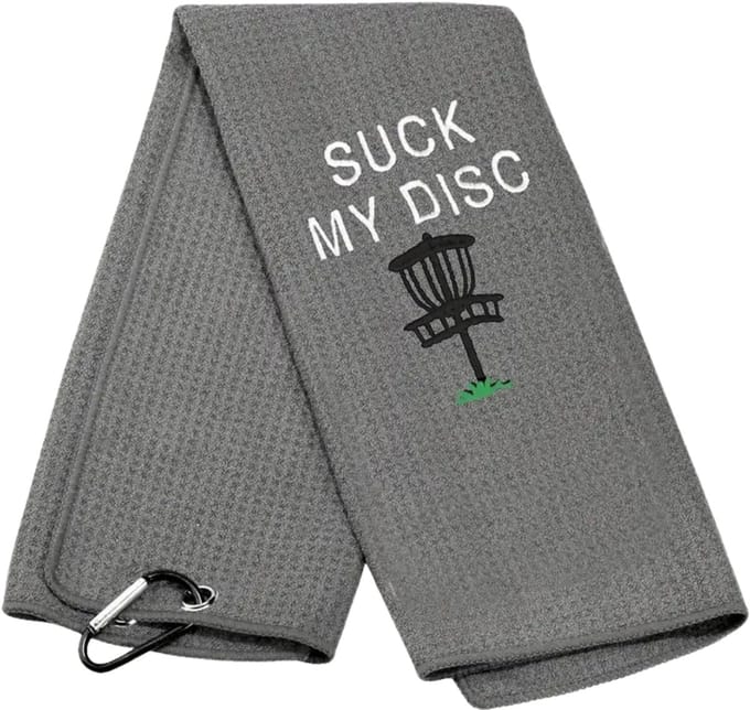Nivard Golf Handdoek - Golfhanddoek - Golf Accessoires - Towel - Comfortabel - Grijs