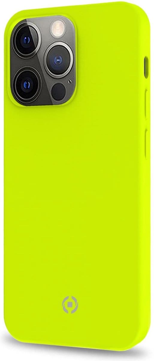 Celly - Cromo Back Cover iPhone 13 Pro Max - Kunststof - Geel -