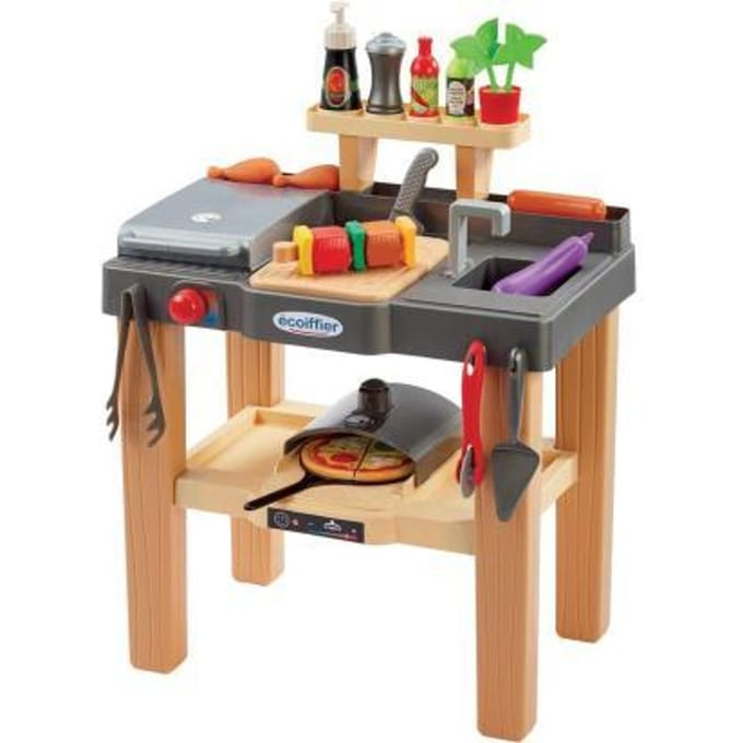 Ecoiffier Buitenkeuken met 27 accessoires Spellen voor buiten