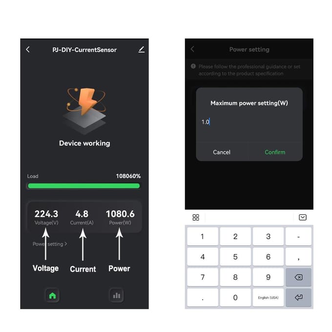 Tuya ZigBee Enkele Fase Klem 80A Energiemeter Mobiele Telefoon APP Regelstroomtransformator veelkleurig