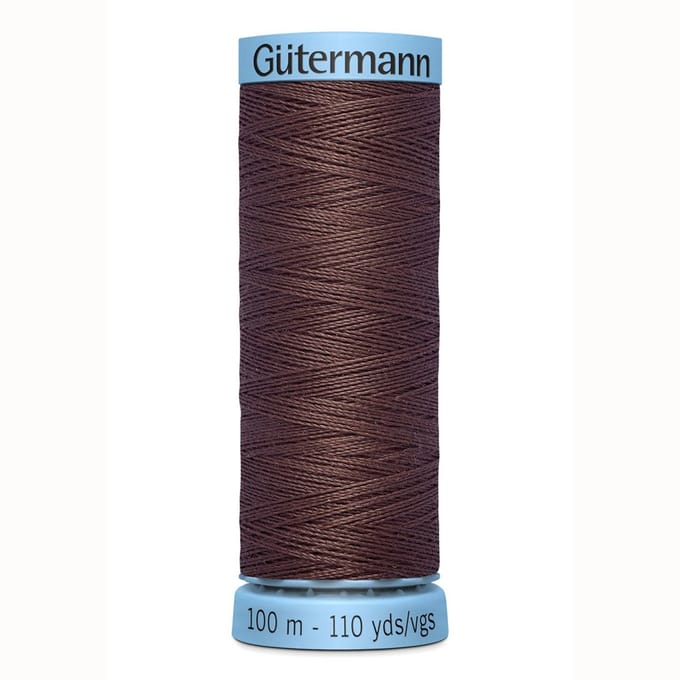 Gütermann Zijden naaigaren - chocolade