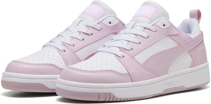 PUMA - maat 40.5- Rebound v6 Low Unisex Sneakers - PUMA White-Rose Mauve