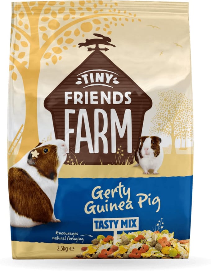 Tiny Friends Farm Gerty Guinea Pig Tasty Mix - Caviavoer - 2.5 kg