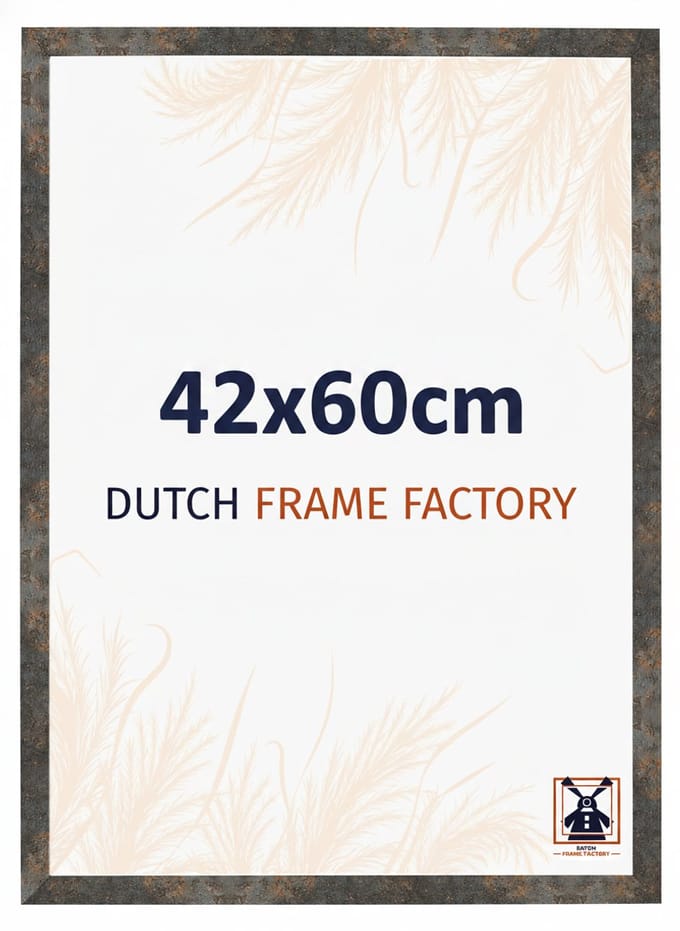 Fotolijst 42x60 cm - MDF - Geoxideerd Metaal - Benno