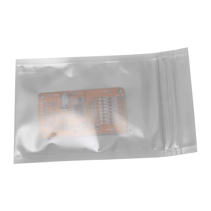 Lot de 100 sachets de rangement antistatiques refermables à fermeture éclair pour composants électroniques