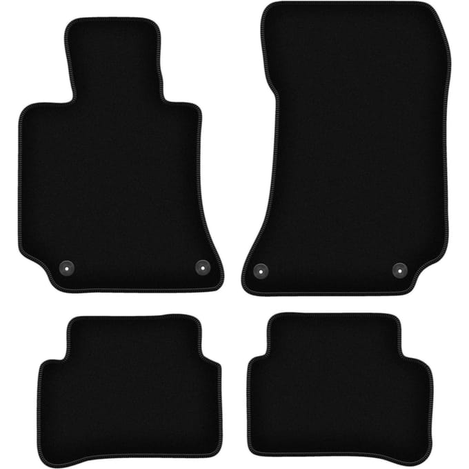 BASIC zwarte velours matten voor: Mercedes CLS W218 coupé (2009-2016)