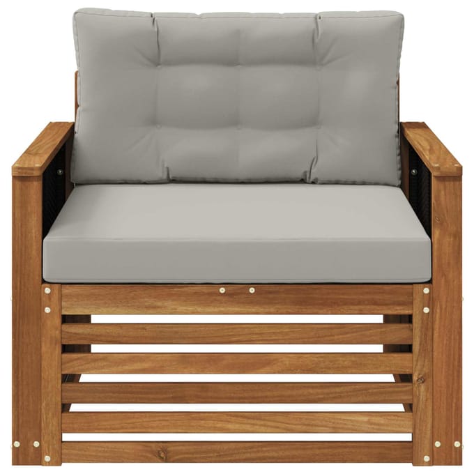 vidaXL - Buiten - Midden - Sofa - Naturel
