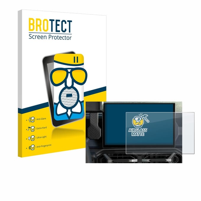 BROTECT - Screenprotector voor Dacia Duster Infotainment System (2024) - Folie Beschermfolie Beschermglas matte