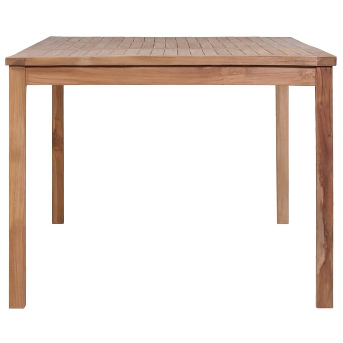 vidaXL - Tuintafel - 200x100x77 - cm - massief - teakhout