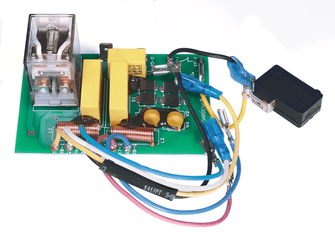Stop electronic assembly