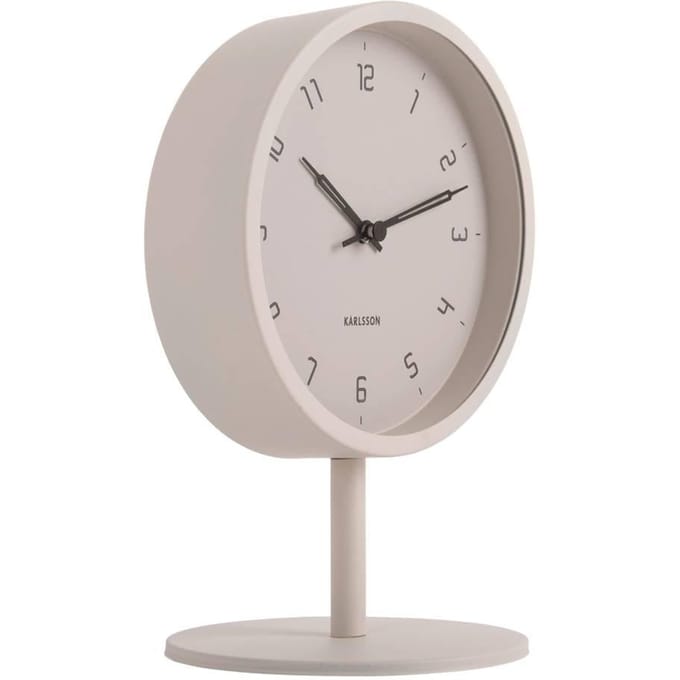 Karlsson Tafelklok Stark - Grijs - Ø15cm - Modern