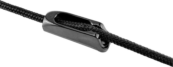 2x Spanner voor touw - 44mm - Kunststof - Zwart