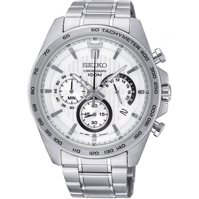 Edelstalen Seiko Chronograph | SSB297P1