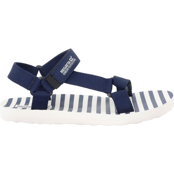 Regatta Dames/Dames Lady Vendeavour Gestreepte Sandalen (Marine, Marine)