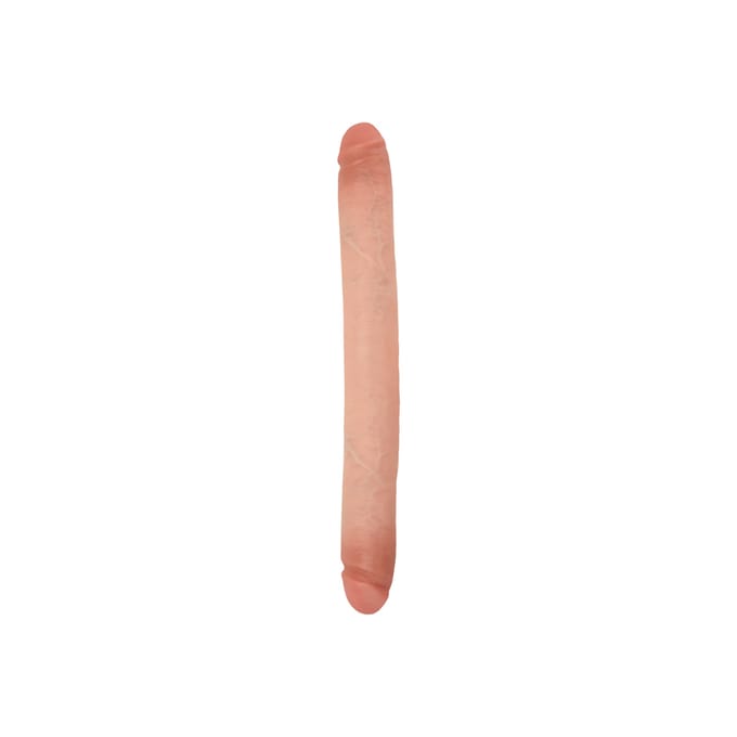 Pipedream King Cock dubbele dildo Thick Doublekin beige - 17,32 inch