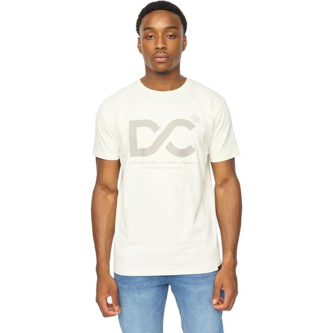 Duck and Cover Heren Polymoore Zware T-Shirt (Off White)