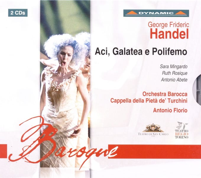 Sara Mingardo, Ruth Rosique, Antonio Abete, Cappella Della Pietà De' Turchini, Antonio Florio - Händel: Aci, Galatea E Polifemo (2 CD)