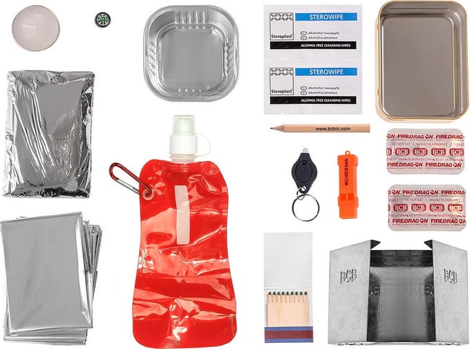 BCB Adventure Winter Emergency Kit - survival zak - compact - hersluitbaar