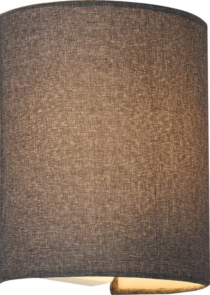 Wandlamp set van 3 Brüssel 20x17,5x13 cm grijs