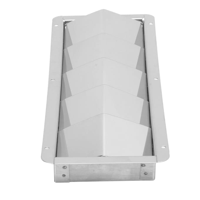 5 Sleuven Boot Rooster Ventilatie Rechthoekig RVS Duurzaam Ventilatierooster Hardware Beslag white