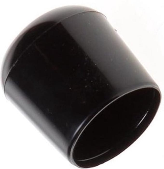 Pootdop zwart rond | 32mm (4 stuks) - Stoelpootdop - peerdop